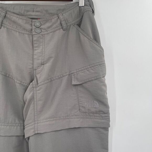 The North Face Women's Gray Mid-Rise Cargo Pants Size 4 - Picture 2 of 8